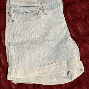 Levi's Light Blue Jean Shorts